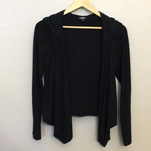Express open front hooded jacket